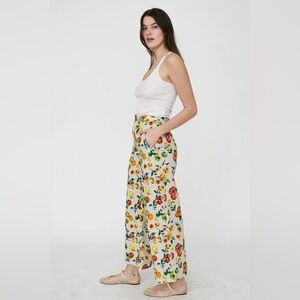 Rachel Antonoff Rose Pants Sise 8 Fruit 🍎 Vegetable’s Cheese 🧀 Print